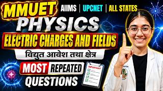 MMUET PHYSICS 🔥 Electric Charges and Fields Most Expected Questions 2026