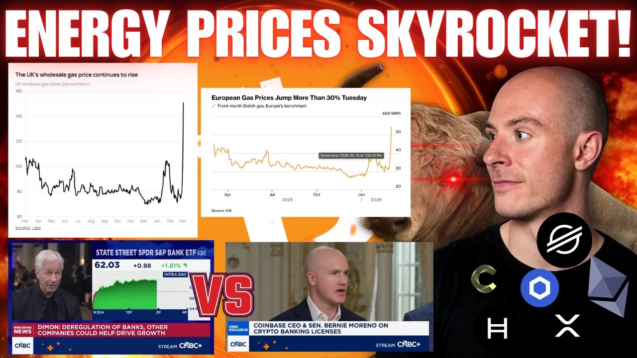 Energy Prices Europe / UK Skyrocket Causing Markets To Crash! How Will The US Hold Up?? Clarity Act?