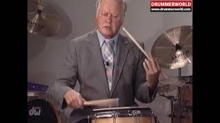 Jim Chapin: Drum Lesson:  THE OPEN ROLL (Secondary Stroke louder then the first...)