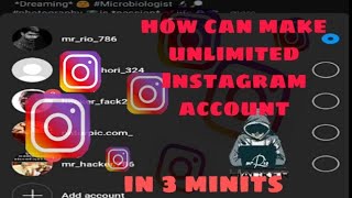 How to make unlimited Instagram fack accounts|| Instagram me fack account kese banaye|| Mr.Rio hacks screenshot 2