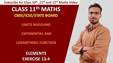 class 11 maths limits involving exponential and logarithmic function