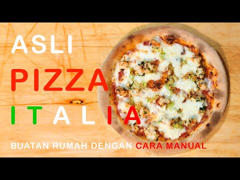 Video: Pizza Italia (resep Adonan Tanpa Menguleni) - Resep Langkah Demi Langkah Dengan Foto