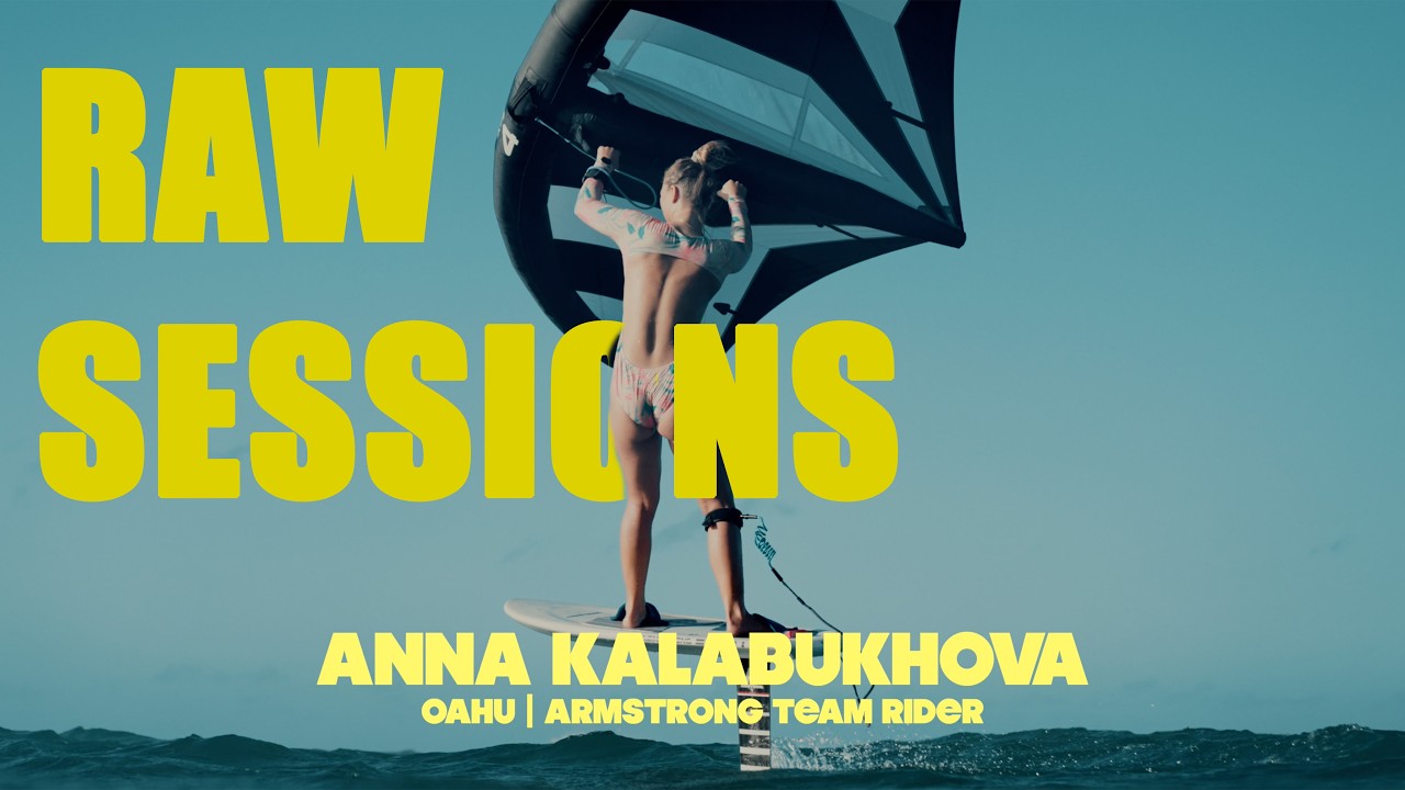 Wingfoiling in Hawaii - Raw Session - Anna Kalabukhova Armstrong Team Rider