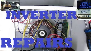 Super Star  SI 300VA 12VDC TO 22OAC Inverter Repair Tutorial!!