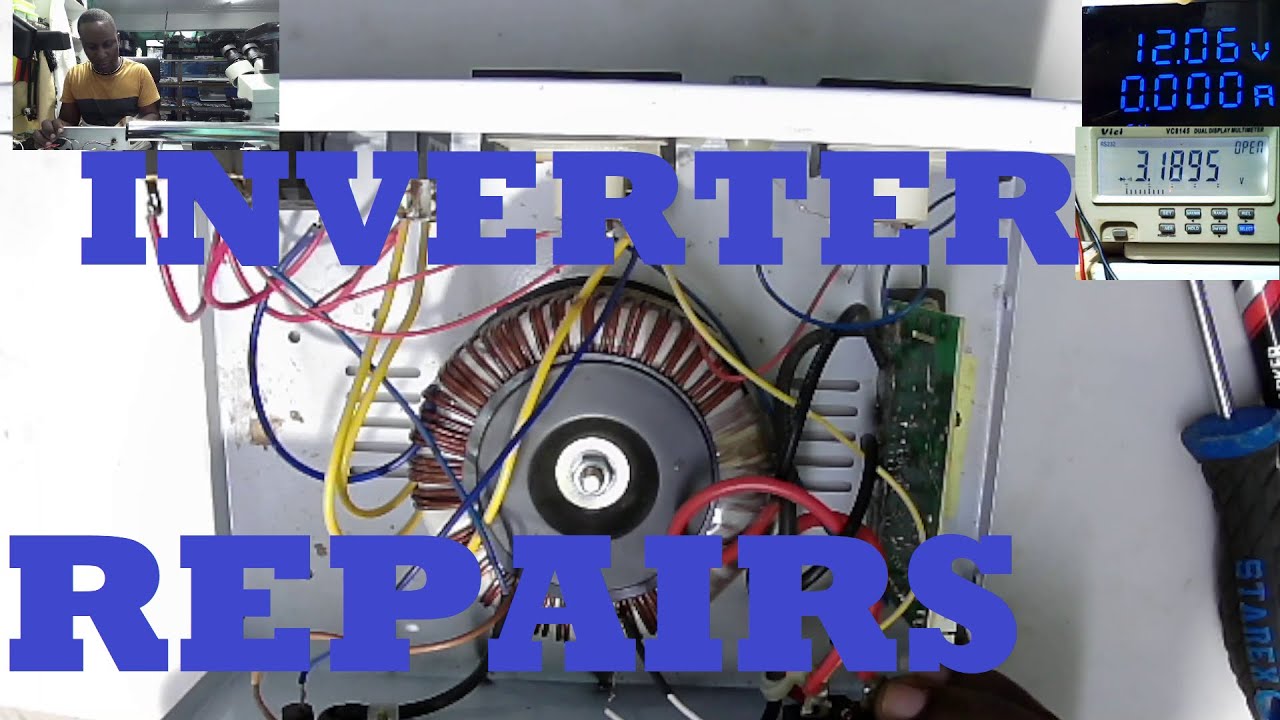 Super Star SI 300VA 12VDC TO 22OAC Inverter Repair Tutorial!! - YouTube