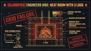 What Engineers Hide: The "Thermal Mass" Secret That Heats a Room With 3 Logs