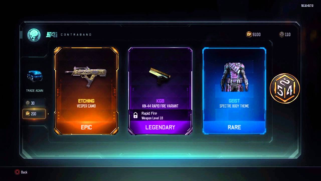 C.o.d black op 3 black market opening rare drop box