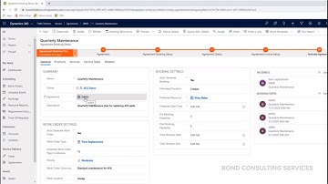 Dynamics 365 Field Service | Agreements & Booking Setup
