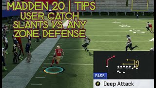 How to User Catch Slants vs. Any Defense in Madden 20 - Gun Bunch & Glitchy Post BONUS