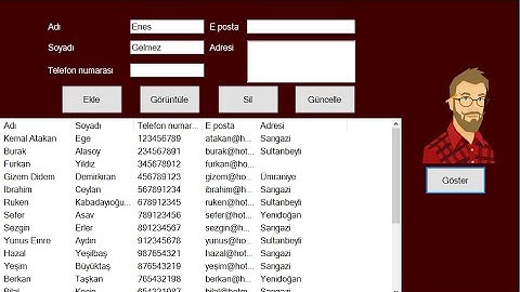 Access veri tabanı ile TELEFON REHBERİ