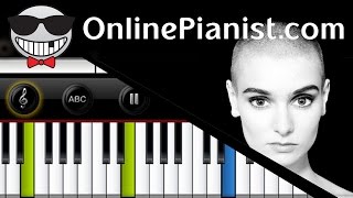 Sinead O'Connor - Nothing Compares 2 U (Prince) - Piano Tutorial & Sheets (Intermediate) chords
