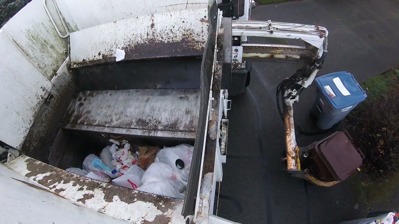 Pete Leach Packing Garbage