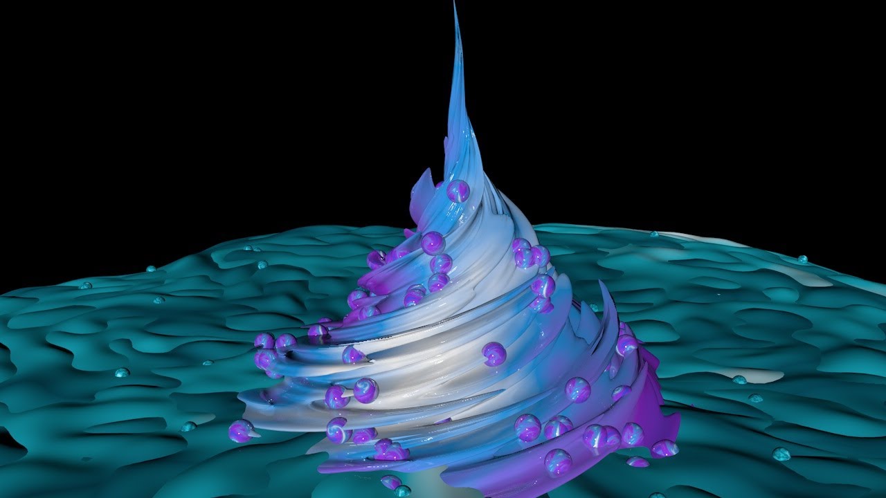Abstract composition in Cinema 4D tutorial - YouTube