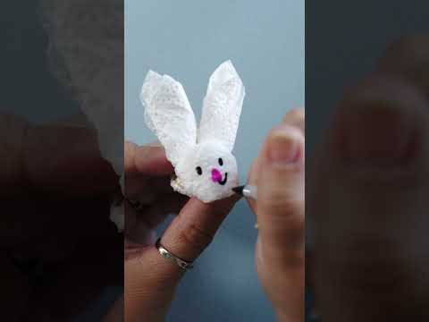 Easter Decor Idea - Bunny Napkins