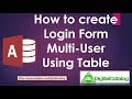 Login Form Multi-User