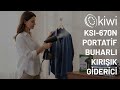 Kiwi 670N Portatif Buharlı Kırışıklık Giderici Evmarketi.com'da! #kiwi #dikeyütü #ütü #buharlıütü