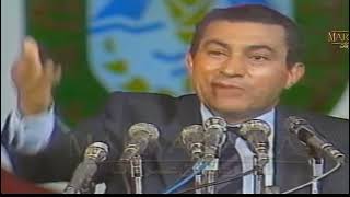 الرئيس مبارك كأنه مكشوف عنه الحجاب