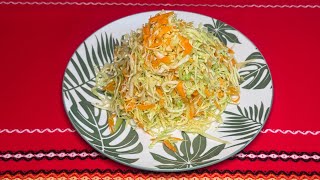 Самый Вкусный и Простой Рецепт Салата «Зеле» из Ранней Капусты. Полезный Салат из 2-х ингредиентов.