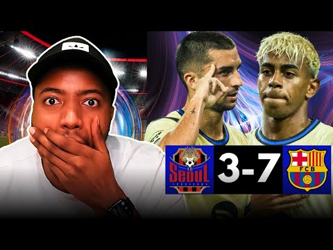 Lamine Yamal DESTROYS Seoul! | FC Seoul 3-7 Barcelona | Reaction Lamine Yamal DESTROYS Seoul! | FC Seoul 3-7 Barcelona | Reaction Thumbnail