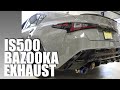 2022 lexus is500 bazooka exhaust  rr racing valvetronic