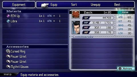 Crisis Core: Final Fantasy VII - Guard Scorpion (Hard Mode, No DMW, No Damage)