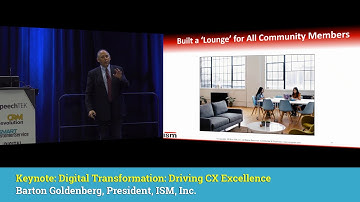 Keynote: Digital Transformation: Driving CX Excellence