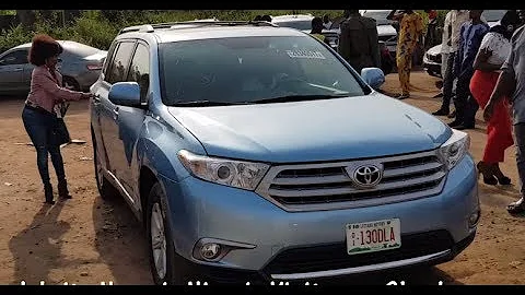 Adeniyi Johnson's Wife Storms The Opening Of Muka Ray's N320M Hotel Wit Her Toyota SUV