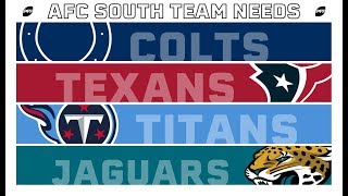 2019 NFL Draft: AFC South Team Needs | PFF