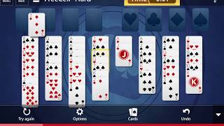 Microsoft Solitaire Collection: FreeCell - Hard - March 1, 2019