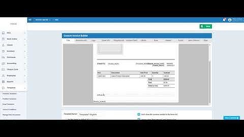 Adding bank details to invoices