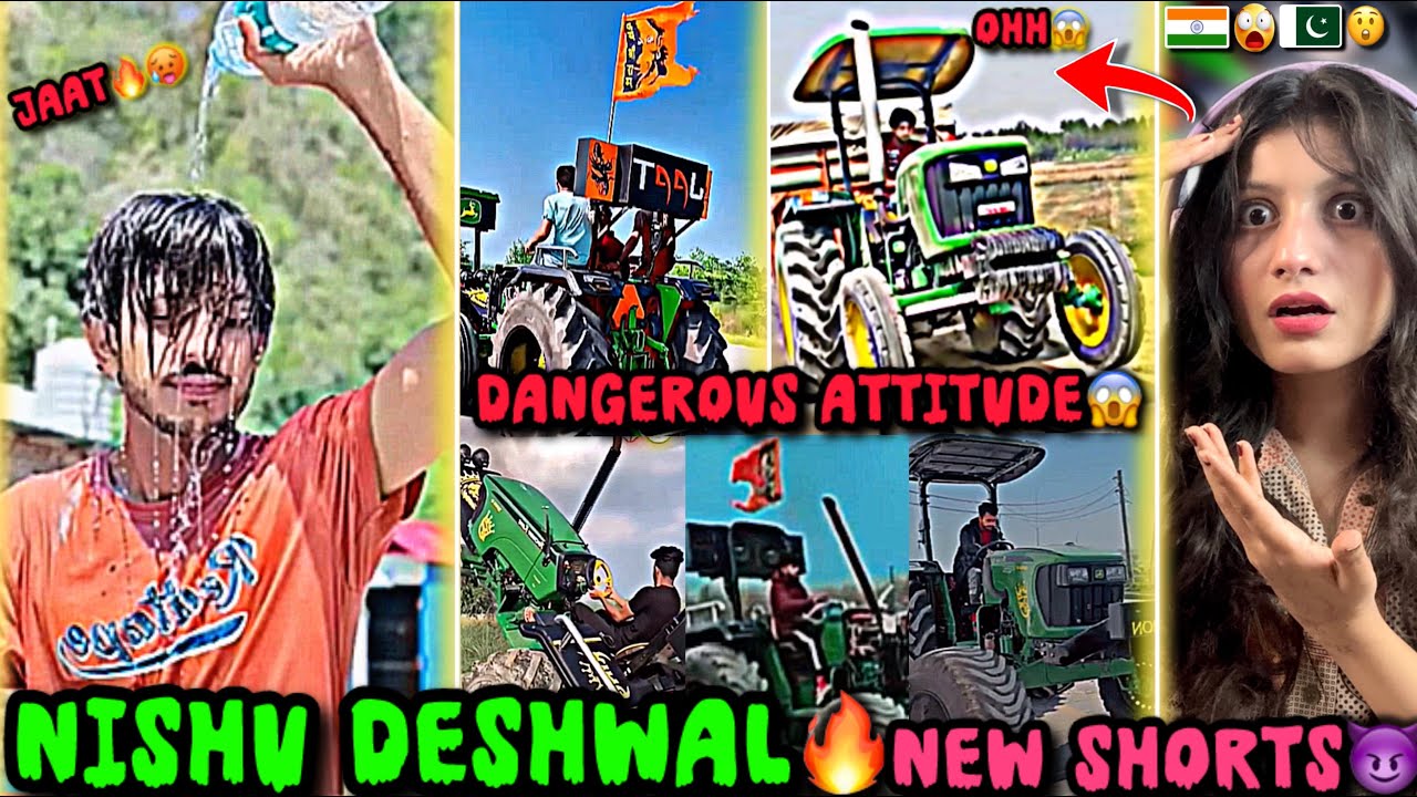 reaction On nishu Deshwal dangerous😱attitude😈videos🔥/shorts 