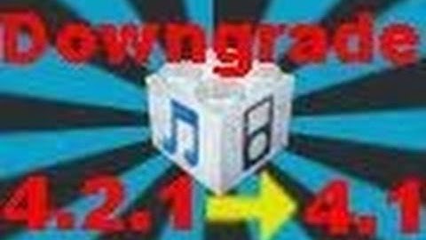 How To Downgrade iOS 4.3.4 - Any iPhone, iPad or iPod Touch - With iTunes