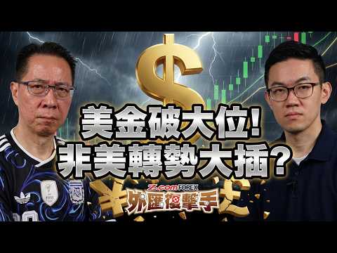 美元終極突破年幾橫行區！非美貨幣全線轉勢急跌 策略點部署？ | Patrick鄭廣復 | Marvin | Z.com Forex