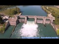 Ref:NOYXQAW36c0 Par drone-photographies.fr   :  le barrage de champagneux / br�gnier-cordon