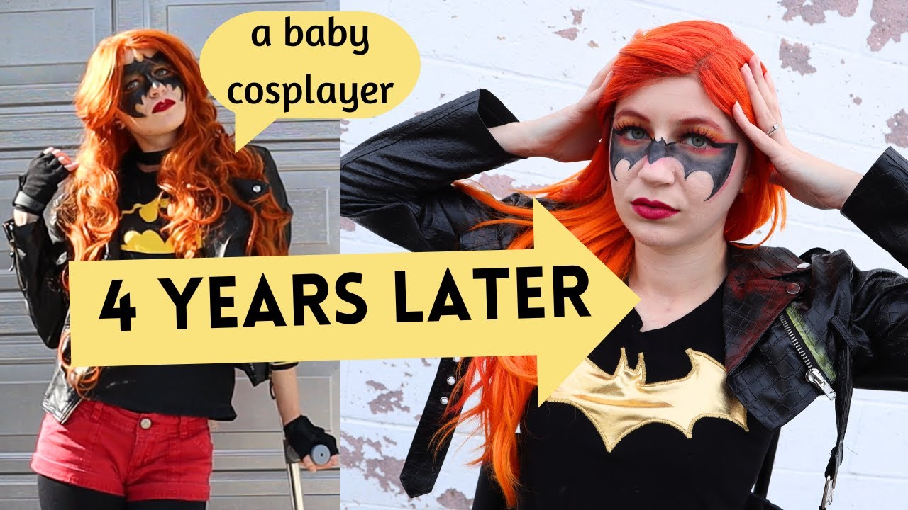 Batgirl Cosplay Makeup Mask, But Better This Time