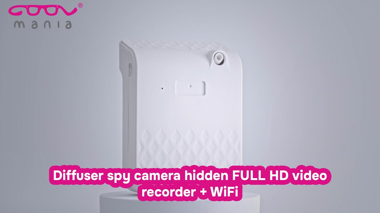 Diffuser spy camera hidden FULL HD video recorder + WiFi with P2P ...