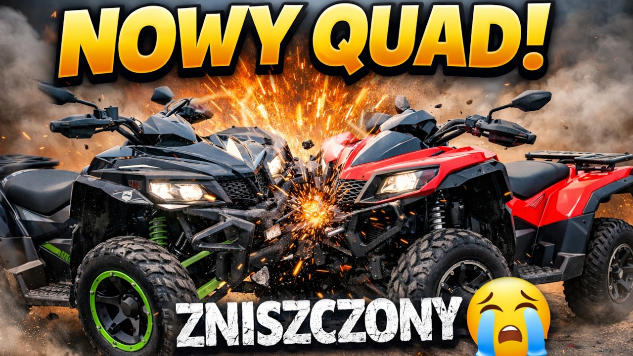 MIELIŚMY STŁUCZKĘ | Spawamy plastiki w nowym quadzie | KYMCO MAXXER 300