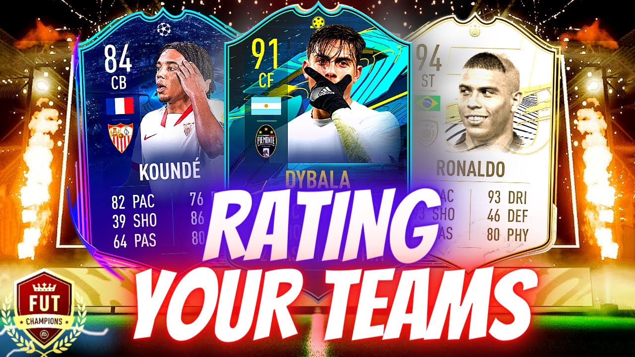 I RATE YOUR TEAMS! CRAZY SQUADS w/ ICON RONALDO, MOMENTS DYBALA & MORE! FIFA 21 SQUAD REVIEWS!