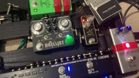 New Fractal FM3 three switch setup controlling analog effects with MIDI.