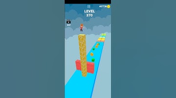 Cube stacker 3D Game level 370 #short