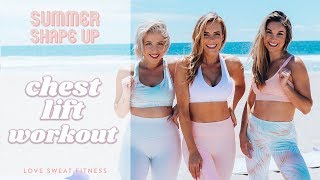 5 Minute Natural Chest Lift | Exercises for Perkier Boobs! screenshot 2