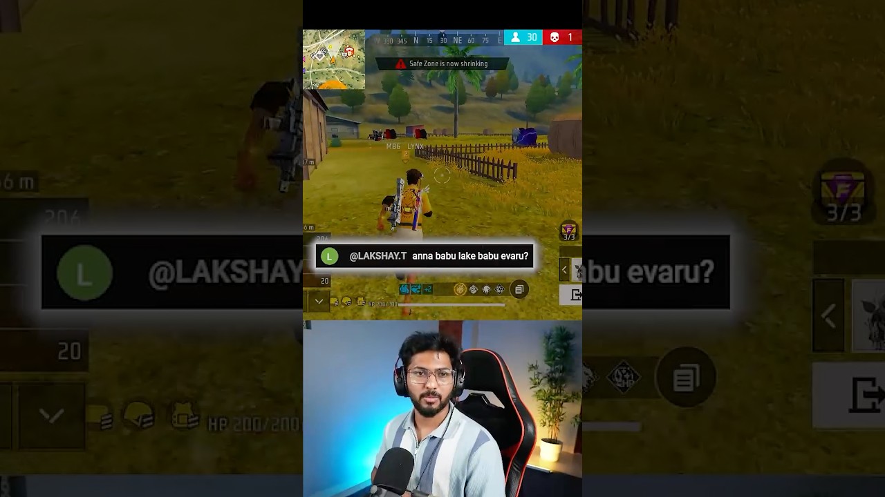 MUNNA BABU 🙏🏻🤣 #shorts #youtubeshorts #freefire #munnabhai #mbg