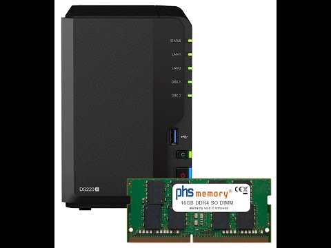 Synology DS220+ - RAM upgrade - Arbeitsspeicher auf 18GB erweitern - overRAMing