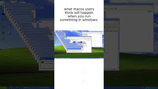 what macos users think will happen when you run something in windows: #windows a#windows #pc #macos