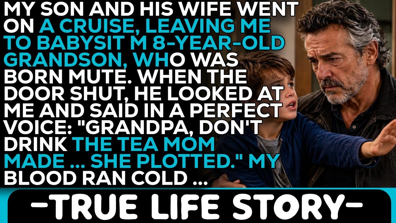 My grandson hadn't spoken a single word in three years. Not one. The doctors called it selective mutism, but his father and stepmother just called him broken. Then, the minute they left for their...