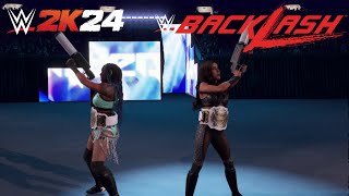 BACKLASH / WWE 2K24 Universe Mode Walkthrough #6
