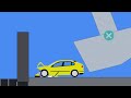 Algodoo Car Crashes &amp; Destruction #178 | Crazy Phun Algodoo Car Crash Tests