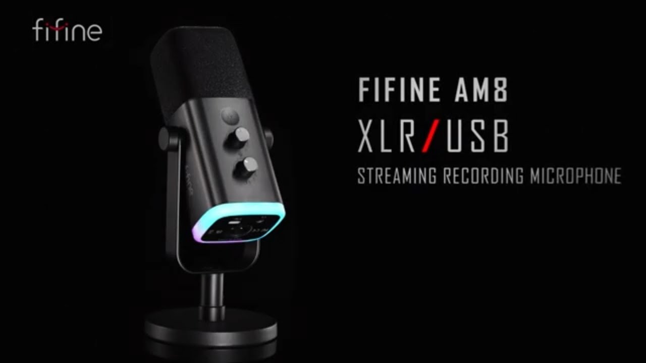 BUDGET USB/XLR MICROPHONE! This is the Fifine AM8 and the best part is