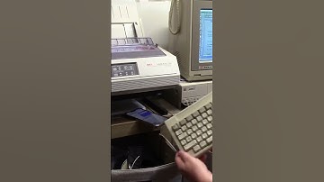 Short:  printing a letter on dot matrix with an Amiga 1000 computer from 1985