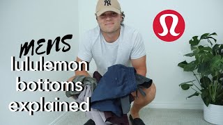 Lululemon MENS bottoms explained in detail from an employee// size, fit, and important hacks